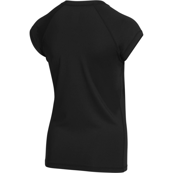 2023 Mystic Damen Star Kurzarm Rash Vest 35001.230183 - Schwarz